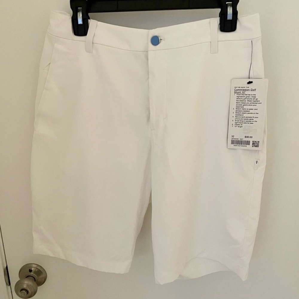 Lululemon Commission Golf Short 10" men’s size 32-New with tags